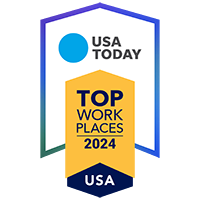 Top workplaces to work 2024 USA today award